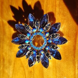 Blue brooch